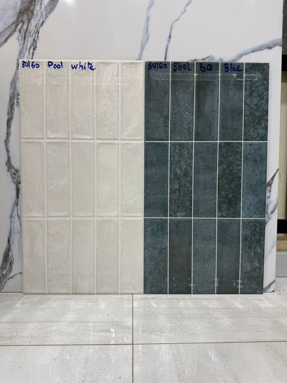 Carrelage mural Pool White