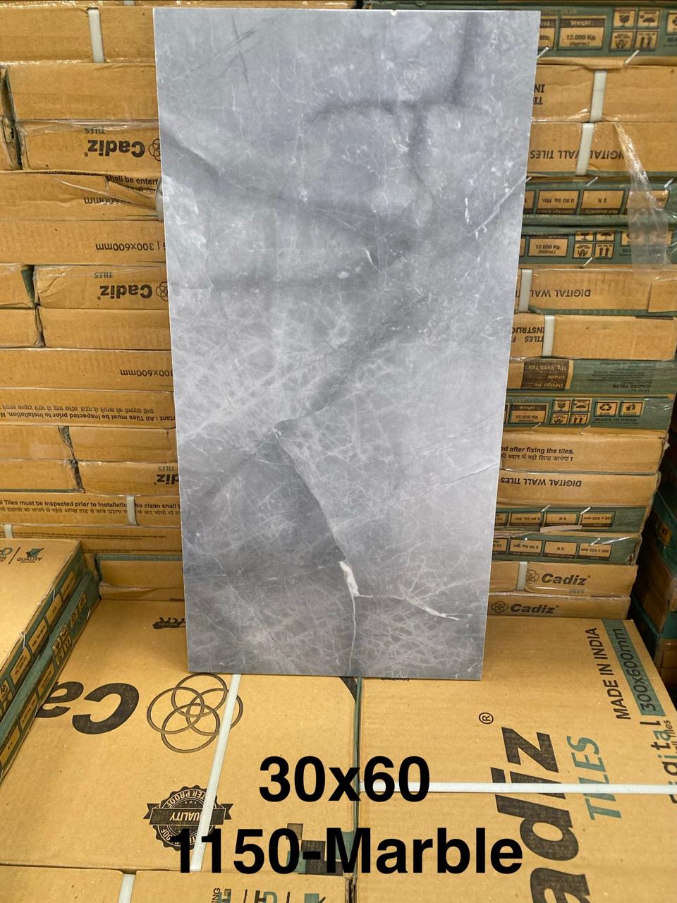 Carrelage Effet Marbre Gris Élégance – Réf. 1150-Marble