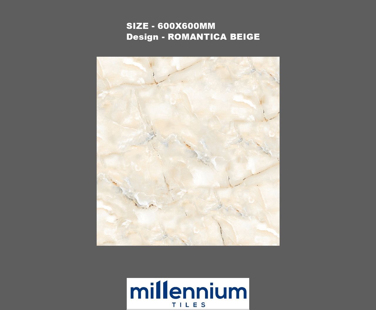 Romontica Beige – Carreau décoratif