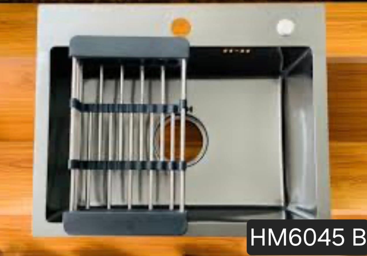 Évier de cuisine monocuve HM6045 BLACK / ANTHRACITE