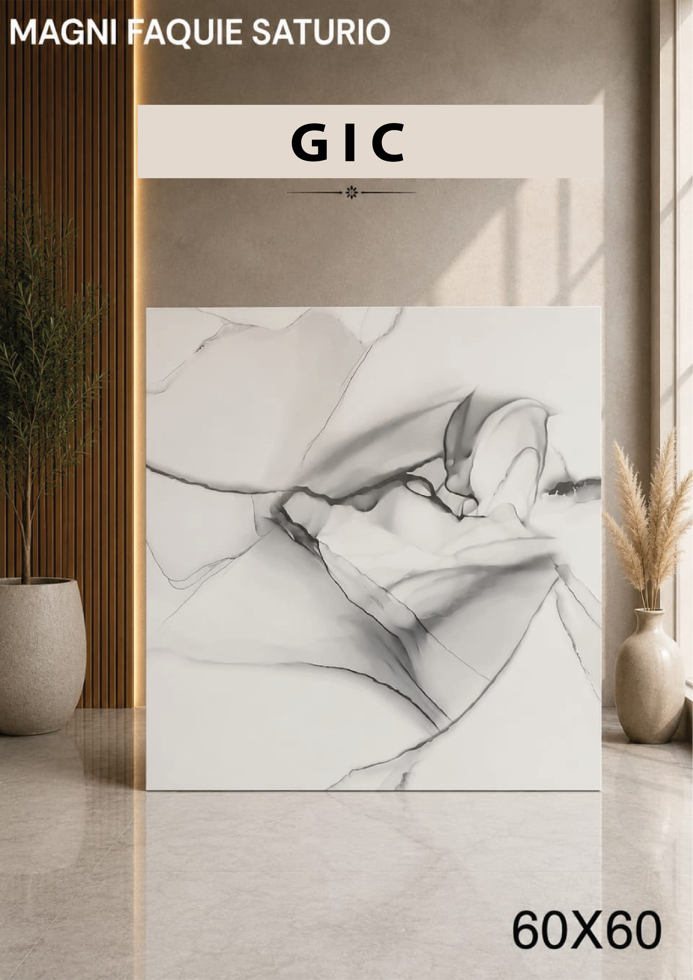 Magnifique Statuario – Carreau décoratif