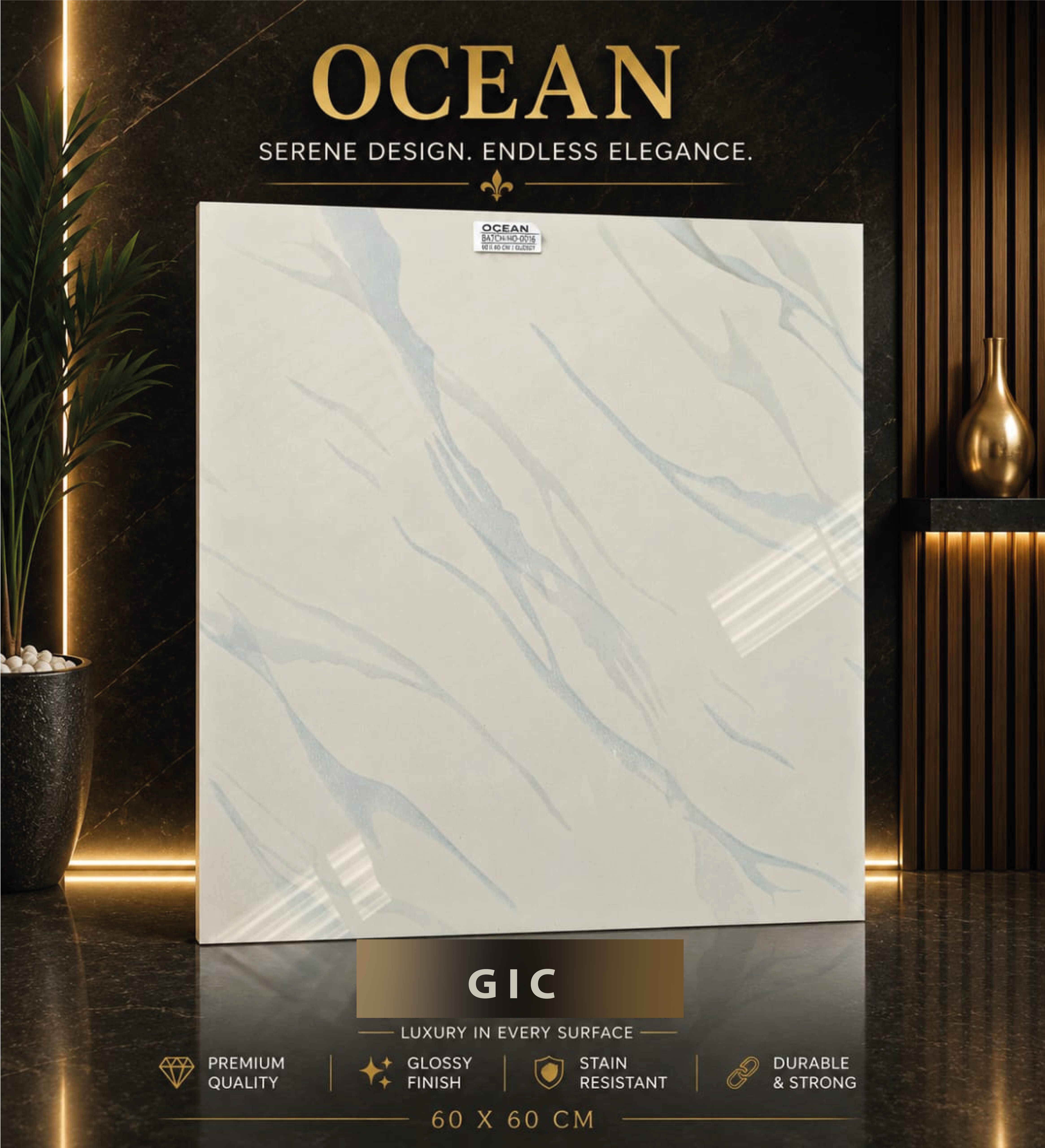 Ocean – Carreau décoratif