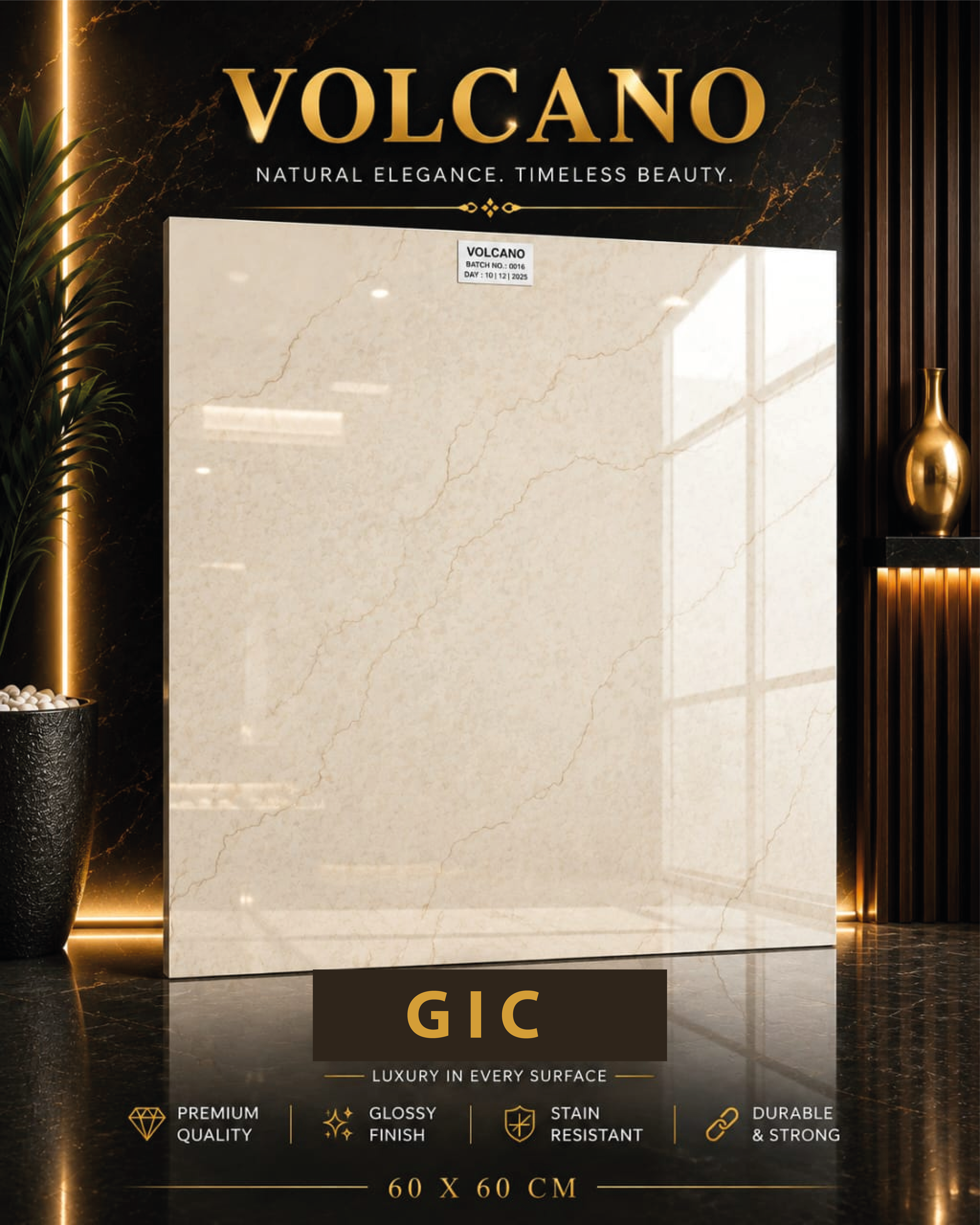 Volcano – Carreau décoratif