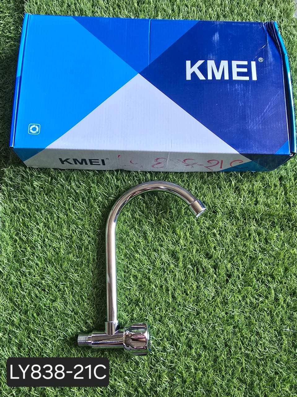 Robinet de cuisine col de cygne chromé (Modèle LY838-21C) - KMEI