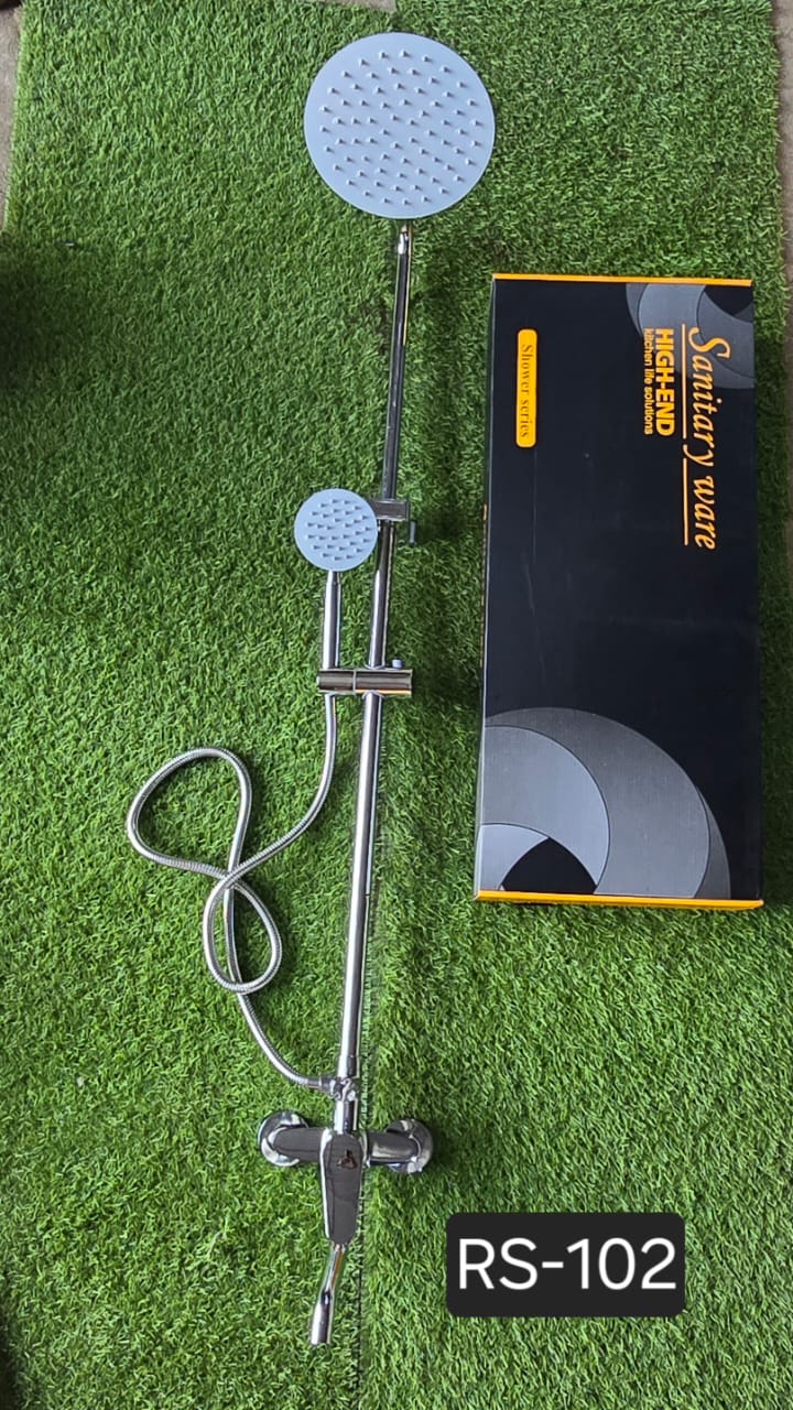 Colonne de douche avec douche de tête et douchette à main – RS-102